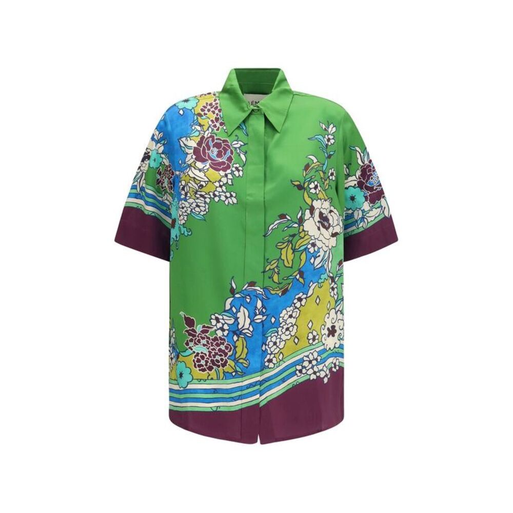 Alemais Multicolor Silk Pattern Women's Shirt